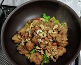 鶏もも肉とミックスナッツの甘酢かけ作り方6写真