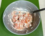 スモークサーモンのクリームチーズ和え作り方2写真