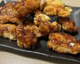 タレを絡める唐揚げ作り方10写真