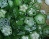 冷凍野菜で！オクラと長いものお吸い物作り方2写真