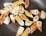 お弁当に！ちくわのマヨチリ作り方3写真