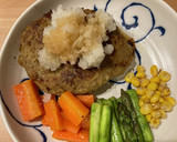 ゆず胡椒醤油の和風おろしハンバーグ作り方10写真