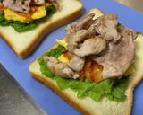 豚キムチとたまごのホットサンド作り方6写真