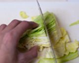 たらとキャベツの蒸し焼き作り方1写真