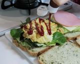 大豆と卵のサンドウィッチ作り方5写真