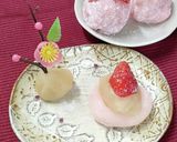 子どもと作る甘〜い皮の春色いちご大福作り方17写真