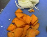 カニカマたくあんのポテトサラダ作り方1写真