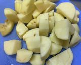 カニカマたくあんのポテトサラダ作り方2写真