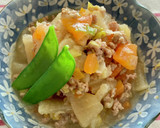 大根とネギそぼろ煮♪作り方6写真