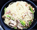 超簡単！アスパラとベーコンの春パスタ！作り方6写真