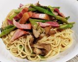超簡単！アスパラとベーコンの春パスタ！作り方8写真