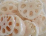 お箸が進む♡こんがりスパイシーれんこん作り方1写真