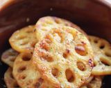 お箸が進む♡こんがりスパイシーれんこん作り方4写真