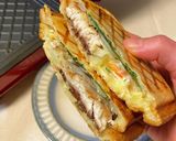 焼きさばポテトのホットサンド作り方8写真