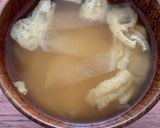 ひらひら大根とお揚げのみそ汁作り方5写真