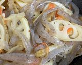 レンコンきんぴら作り方5写真