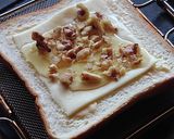 ホットサンド★とろ〜りハニーナッツチーズ作り方3写真