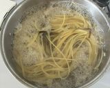 湯豆腐リメイク　和風カルボナーラ作り方2写真