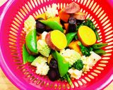 彩り野菜とパンのサラダ作り方8写真