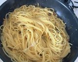湯豆腐リメイク　和風カルボナーラ作り方5写真