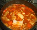 韓国料理★簡単辛い鶏じゃが★タットリタン作り方5写真
