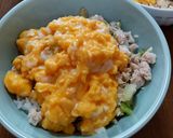 朝たん☆鶏むね肉の具沢山TKG作り方10写真