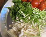 蛸と豆苗のアヒージョ風おとぅまみ作り方1写真