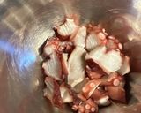 蛸と豆苗のアヒージョ風おとぅまみ作り方2写真