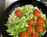 蛸と豆苗のアヒージョ風おとぅまみ作り方5写真