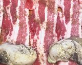 ぷりぷり牡蠣の豚肉巻き♡ガーリック風味♪作り方2写真