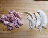 カレーうどん(鶏肉)作り方3写真
