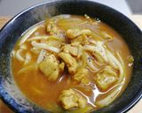 カレーうどん(鶏肉)作り方11写真