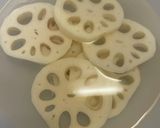 サクッとレンコン挟みハンバーグ作り方1写真