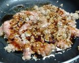 ハンバーグのタネから作るそぼろ丼作り方4写真