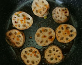 ぎょうざ風ガッツリれんこんのはさみ焼き作り方4写真
