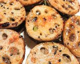 ぎょうざ風ガッツリれんこんのはさみ焼き作り方5写真
