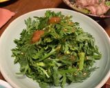 春菊サラダ(梅ドレ)作り方3写真
