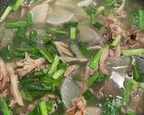 舞茸と大根のニラ玉和風餡かけ作り方11写真