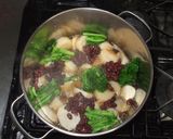 里芋あずき煮♪肥満むくみによる頭痛に薬膳作り方9写真