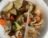 お一人様肉料理にクリーム梅風味根菜ナムル作り方13写真