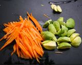 簡単！芽キャベツとたまごのお味噌汁作り方1写真