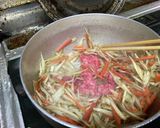 ゴボウの肉入りきんぴら作り方4写真
