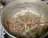 ゴボウの肉入りきんぴら作り方6写真