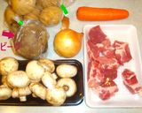 ビーツと春野菜の赤いカレー❤栄養満点作り方1写真