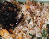 お弁当に、ネギ炒飯！簡単！材料2個で♡作り方3写真