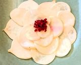特別な日に☀紅白薔薇の大輪を食卓に咲かせ作り方3写真