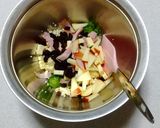 豆腐サラダ*レーズンとリンゴ入れます作り方3写真