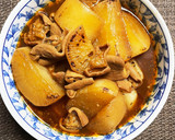シロカ鍋で。大根とこてっちゃんの煮物作り方5写真