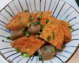 簡単！美味☆さつま揚げこんにゃくの味噌煮作り方8写真