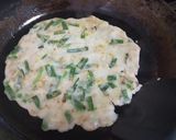 簡単もっちり☆豚ひき肉とニラの和チヂミ作り方3写真